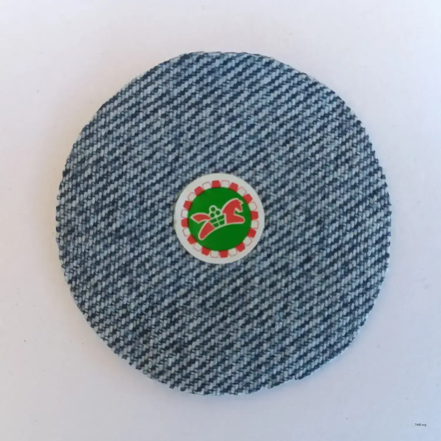 Vintage Jeans Fabric Bitcoin (Casascius Style)